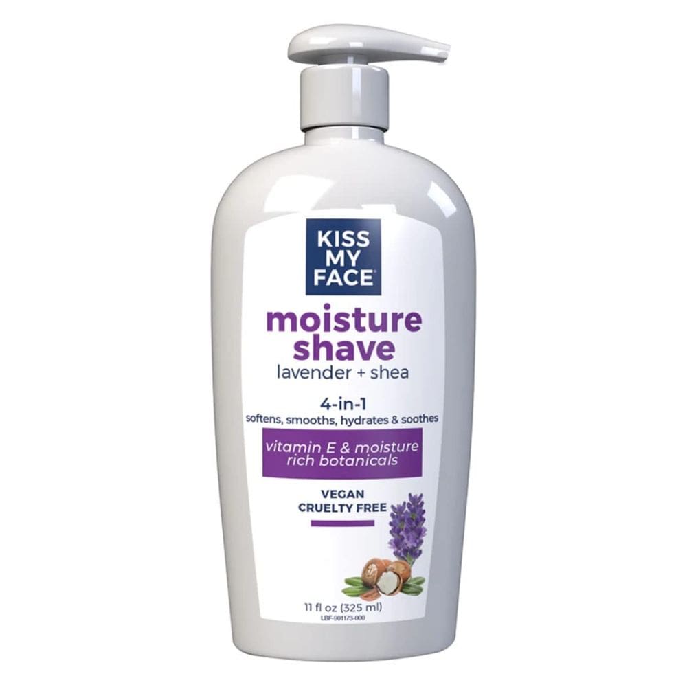 Creme de barbear Kiss My Face Moisture Lavender & Shea 325 ml