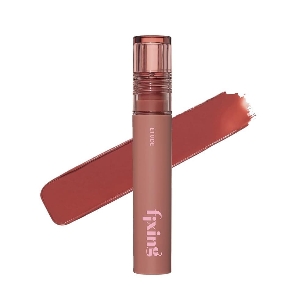 Batom líquido ETUDE Fixing Tint #16 Baked Pecan 4mL à prova d`água