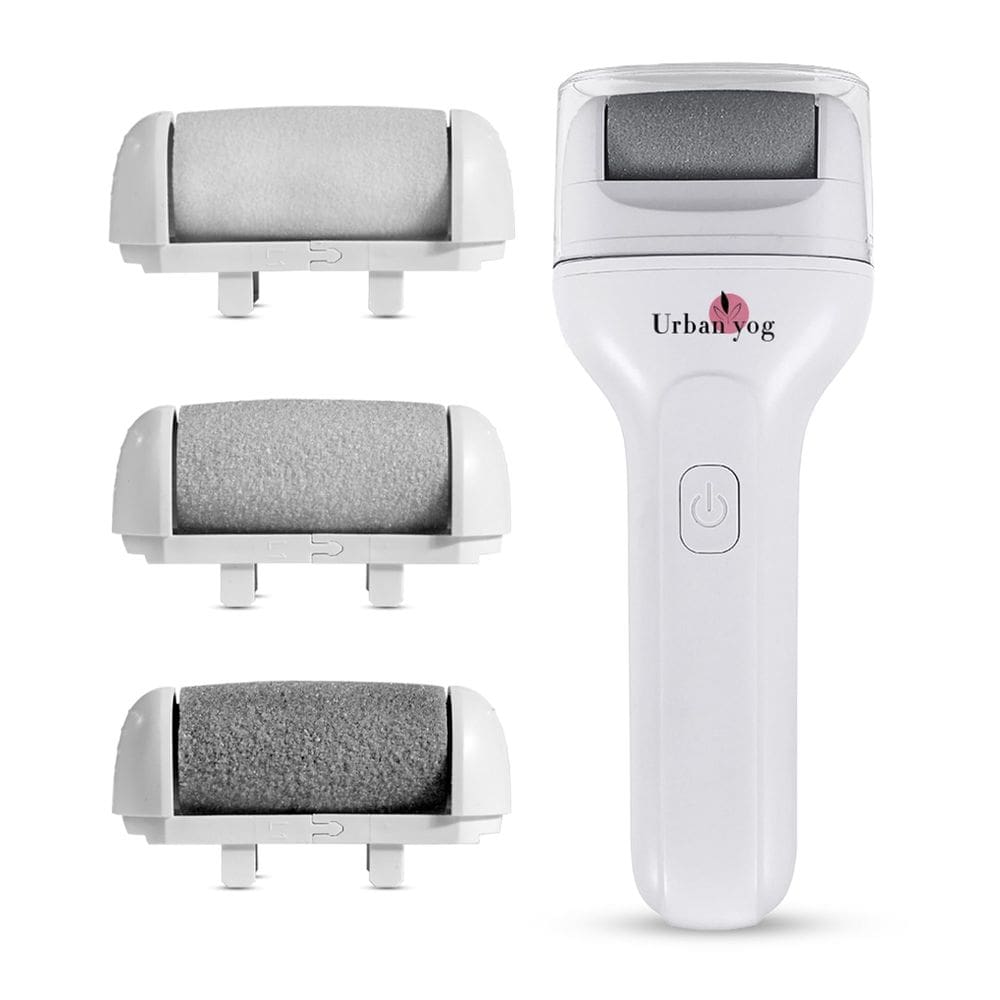 Removedor de calos Urban Yog Electric 2 velocidades e 3 cabeças laváveis