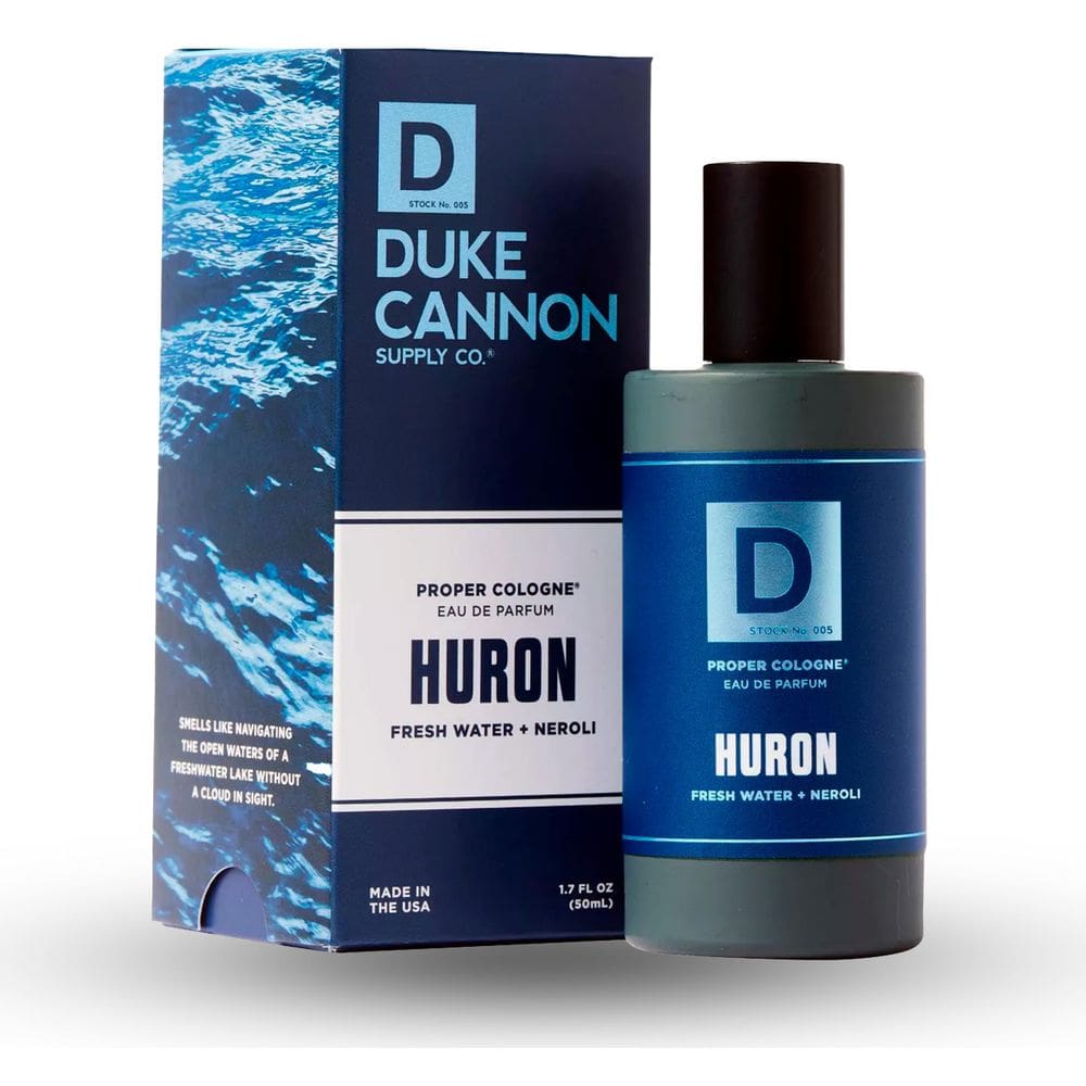Água doce adequada e neroli Cologne Duke Cannon Huron 50 ml