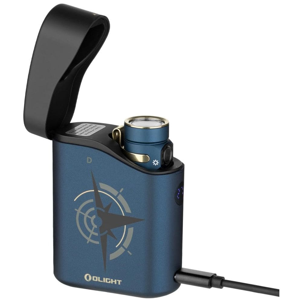 Lanterna OLIGHT Baton4 Edição Premium - Potência de 1300 Lumens com Caixa de Carregamento Tipo C, Alimentada por Bateria Recarregável