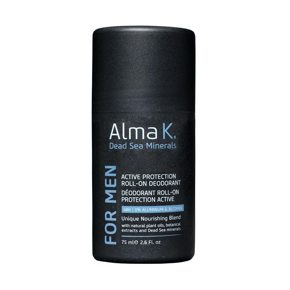 Desodorante Roll On Alma K Active Protection para homens 75mL
