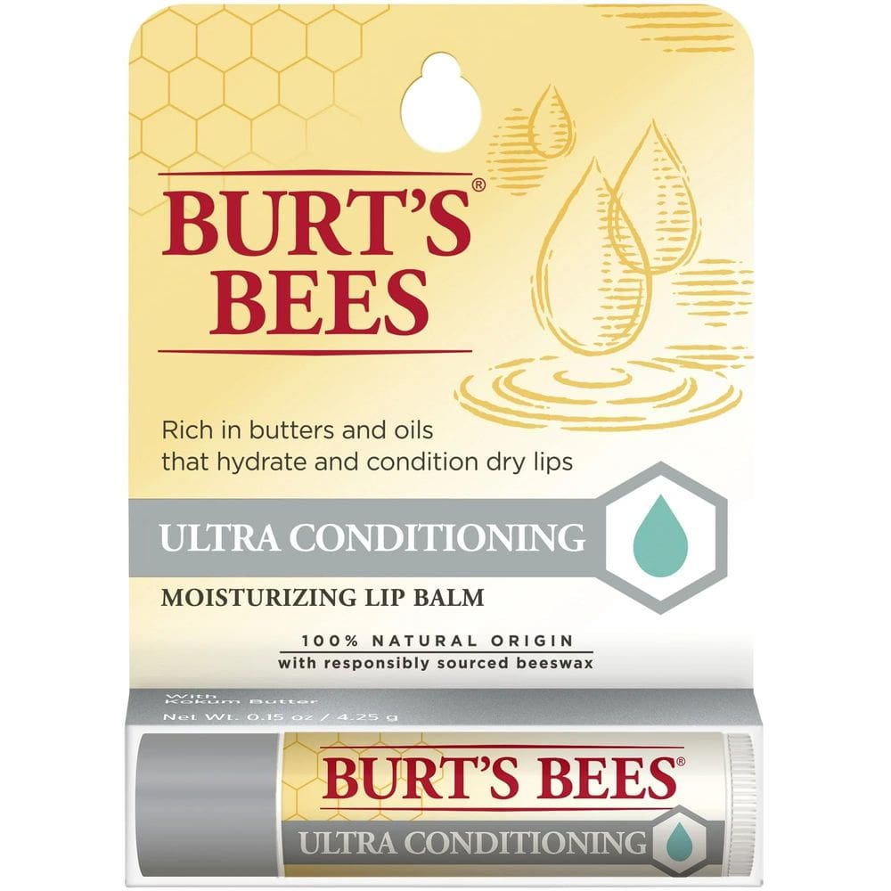 Bálsamo labial Burt`s Bees Ultra Conditioning com manteiga Kokum 4x4,25g