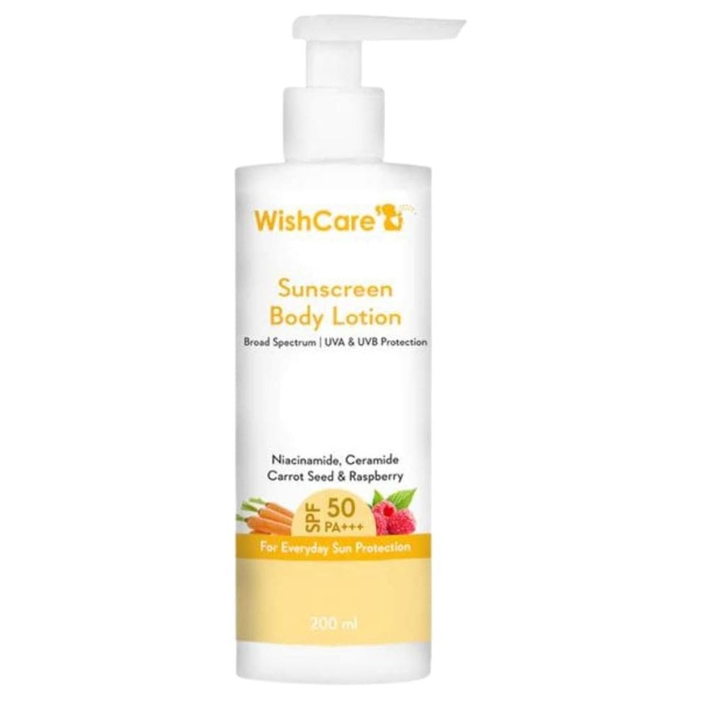 Loção Corporal Protetor Solar WishCare SPF 50 PA+++ 200mL