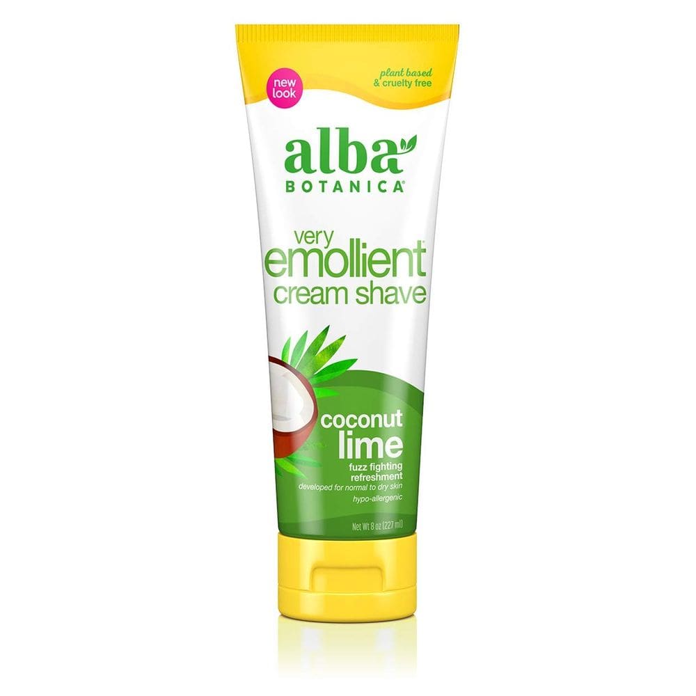 Creme de barbear Alba Botanica Muito Emoliente de Limão de Coco 240 mL