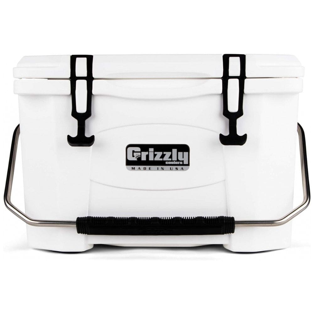Cooler Térmico Portátil 20 Litros com Alça, Grizzly G20, Branco