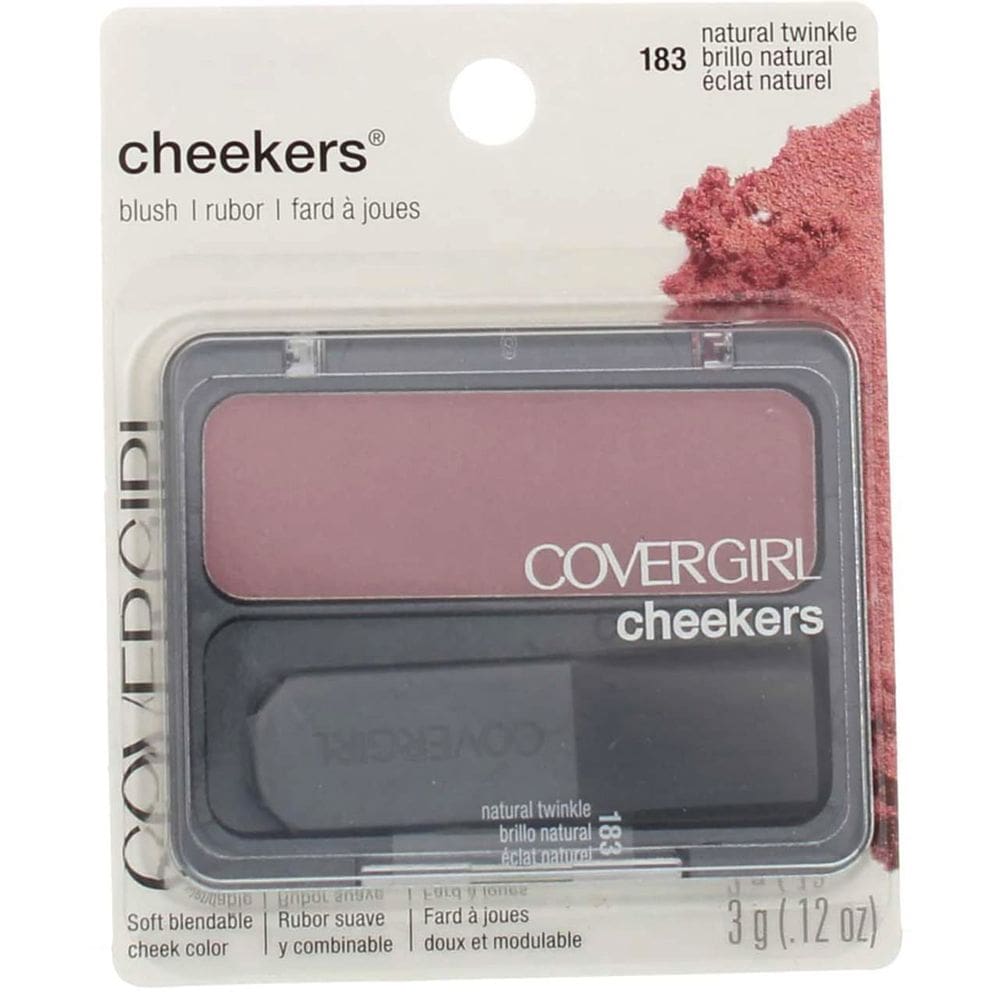 Blush CoverGirl Cheekers Natural Twinkle 3,5 ml (pacote com 2)