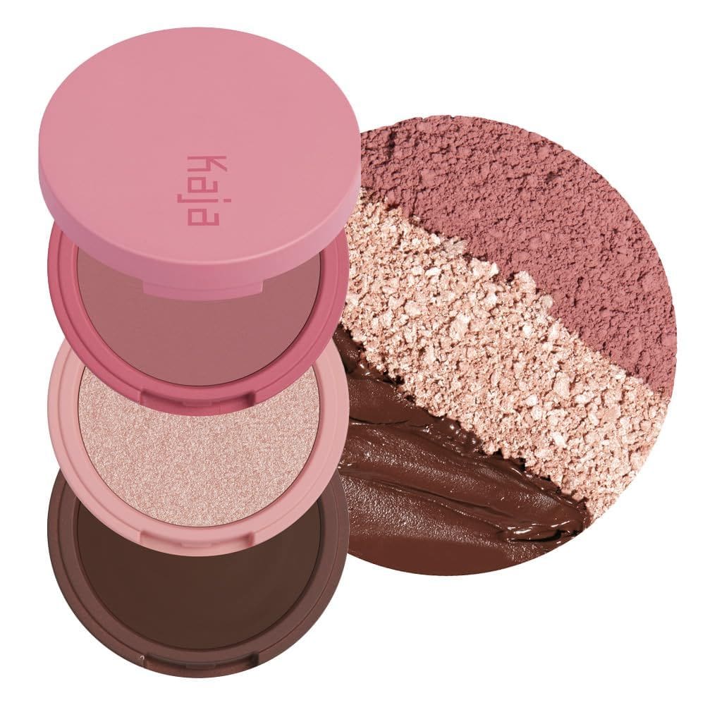 Paleta Kaja Play Bento Dolce Cappuccino Blush, iluminador