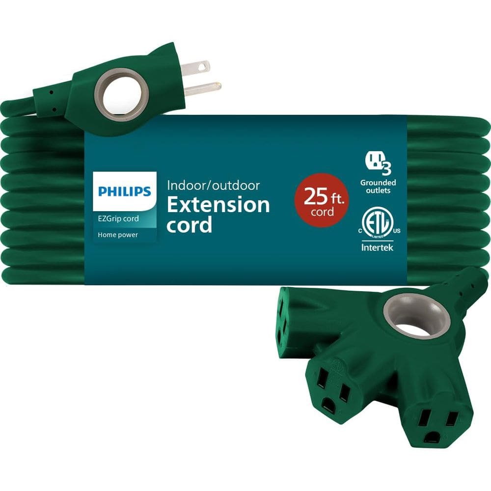 Cabo de extensão Philips EzGrip SPC6253ZG/37-T1 25 pés 16 AWG
