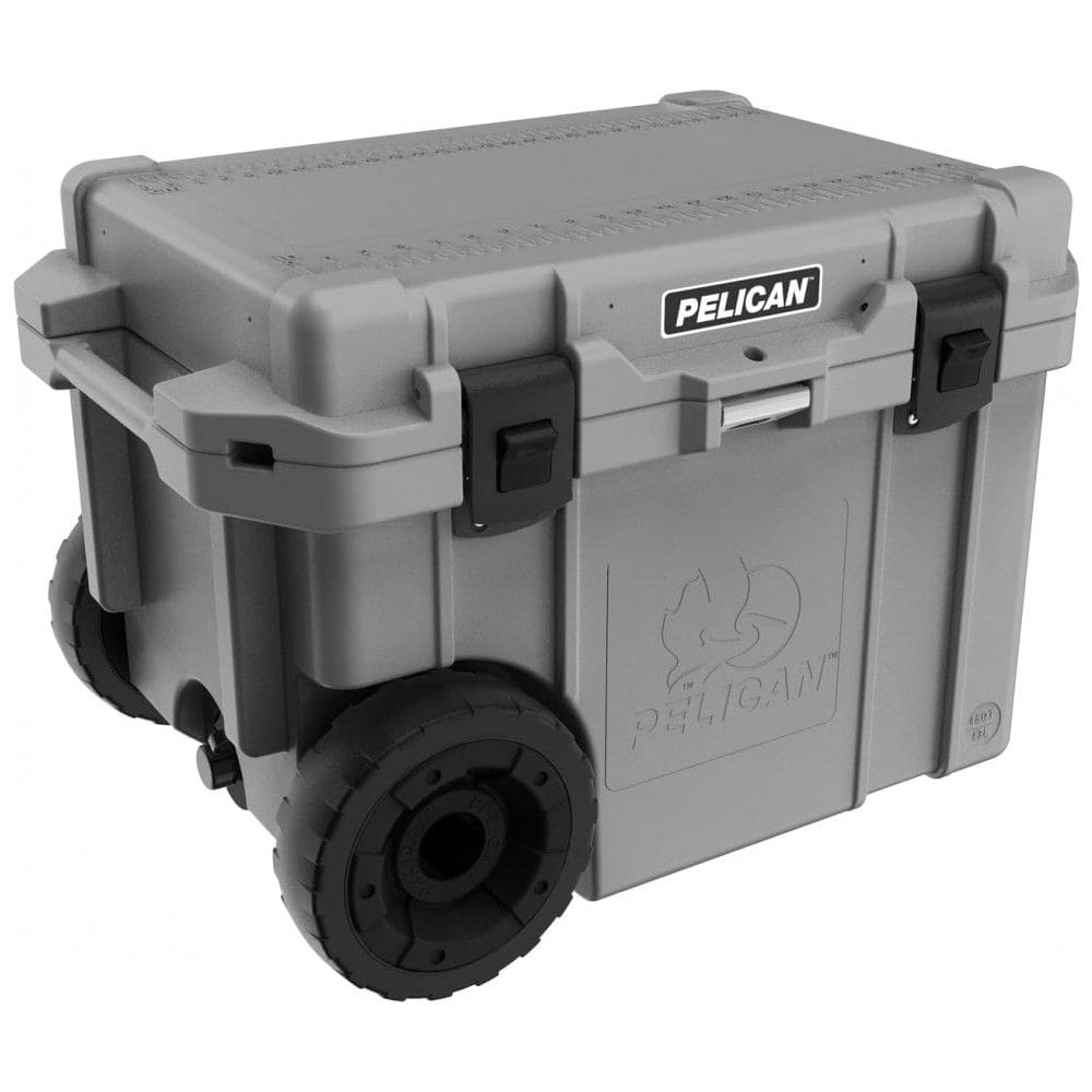 Cooler Térmico Portátil 45 Litros com Rodas, Pelican, Cinza