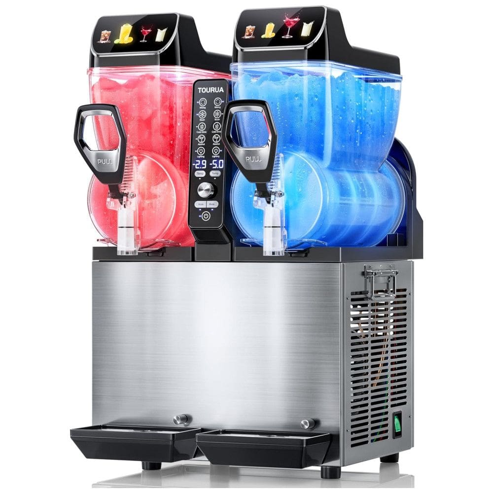 Máquina de Frozen Comercial TOURUA, para Margarita, Daiquiri, Vinho e Frappé, 30 Litros