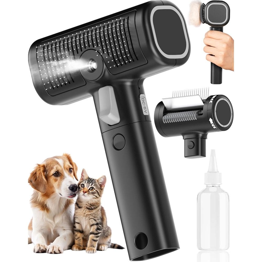 Escova de cabelo para gatos e ancinhos de higiene 5 em 1 WOWOOF PET para gatos