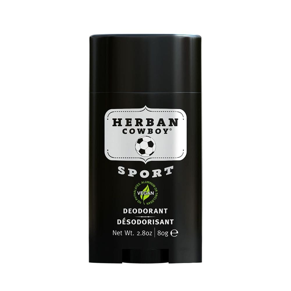 Desodorante Herban Cowboy Sport com infusão de aloe vera 82ml vegano