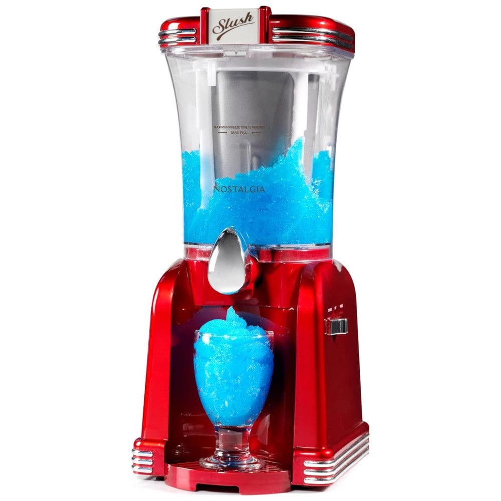 Máquina de Frozen e Margarita Nostalgia para Casa 946ml - Máquina de Slushy com Bico de Aço Inox, Fácil Limpeza e Isolação Dupla Retrô