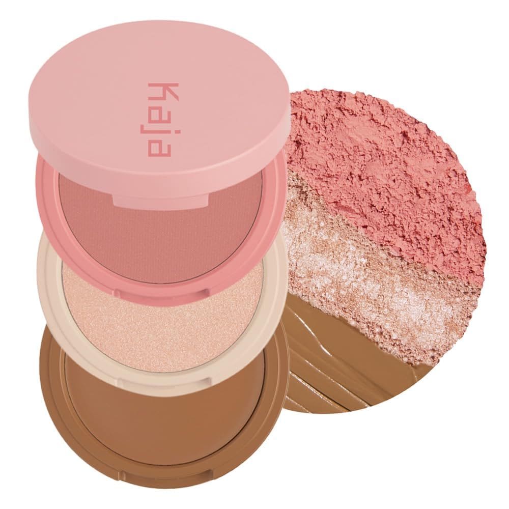 Paleta de maquiagem Kaja Play Bento Butter Up com blush, bronzer