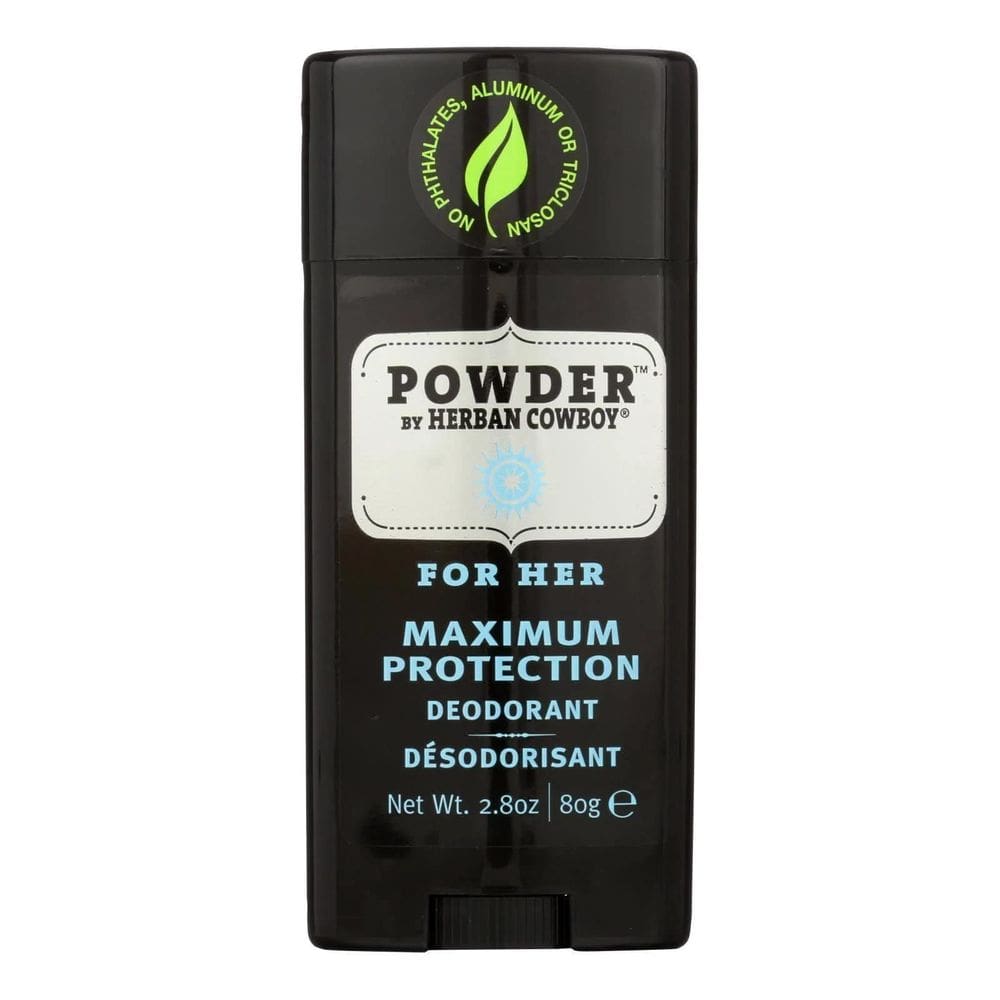 Desodorante Herban Cowboy Maximum Protection Powboy, perfume em pó, 80 ml