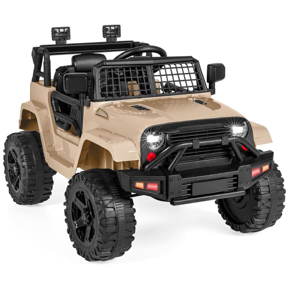 Caminhão Carro Elétrico Infantil 12V da Best Choice Products com Controle Remoto dos Pais, Suspensão de Molas, Luzes de LED