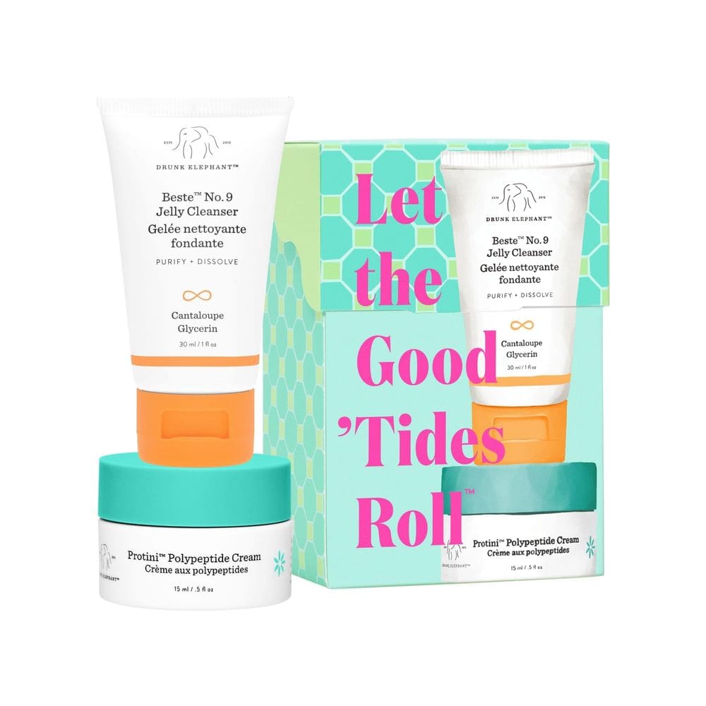 Kit de cuidados com a pele Drunk Elephant Let the Good `Tides Roll Gel