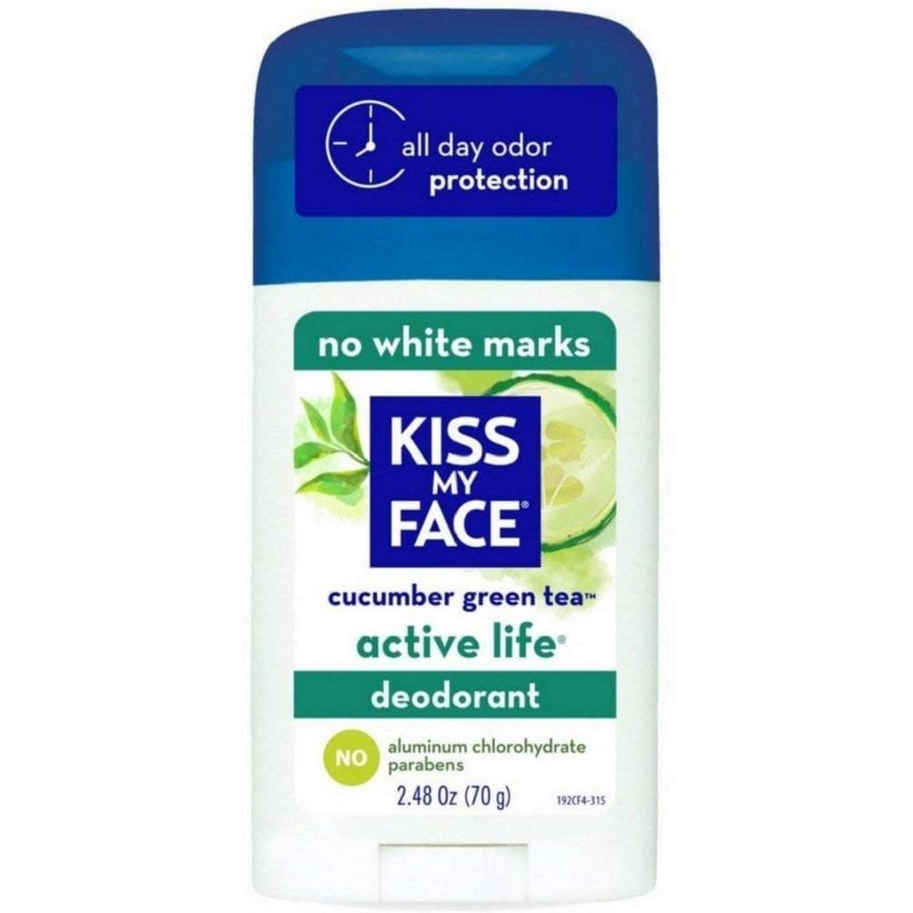 Desodorante Kiss My Face Active Life Chá verde de pepino 75mL x3