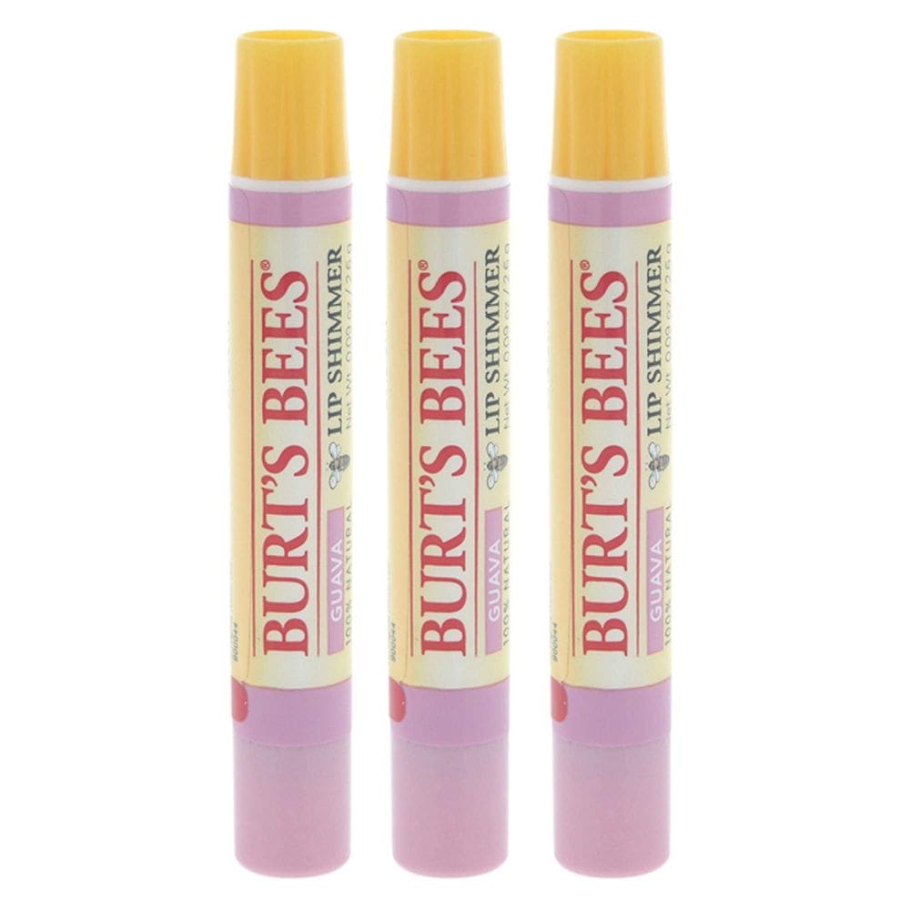 Lip Shimmer Burt`s Bees Goiaba 100% natural com óleo de hortelã