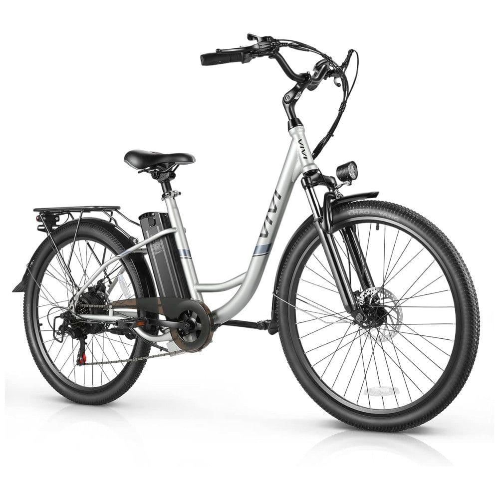 Bicicleta Elétrica Vivi, Modelo Cruiser, 26 Polegadas, 1000W de Pico, Velocidade de até 35km/h, Bateria Removível de 48V