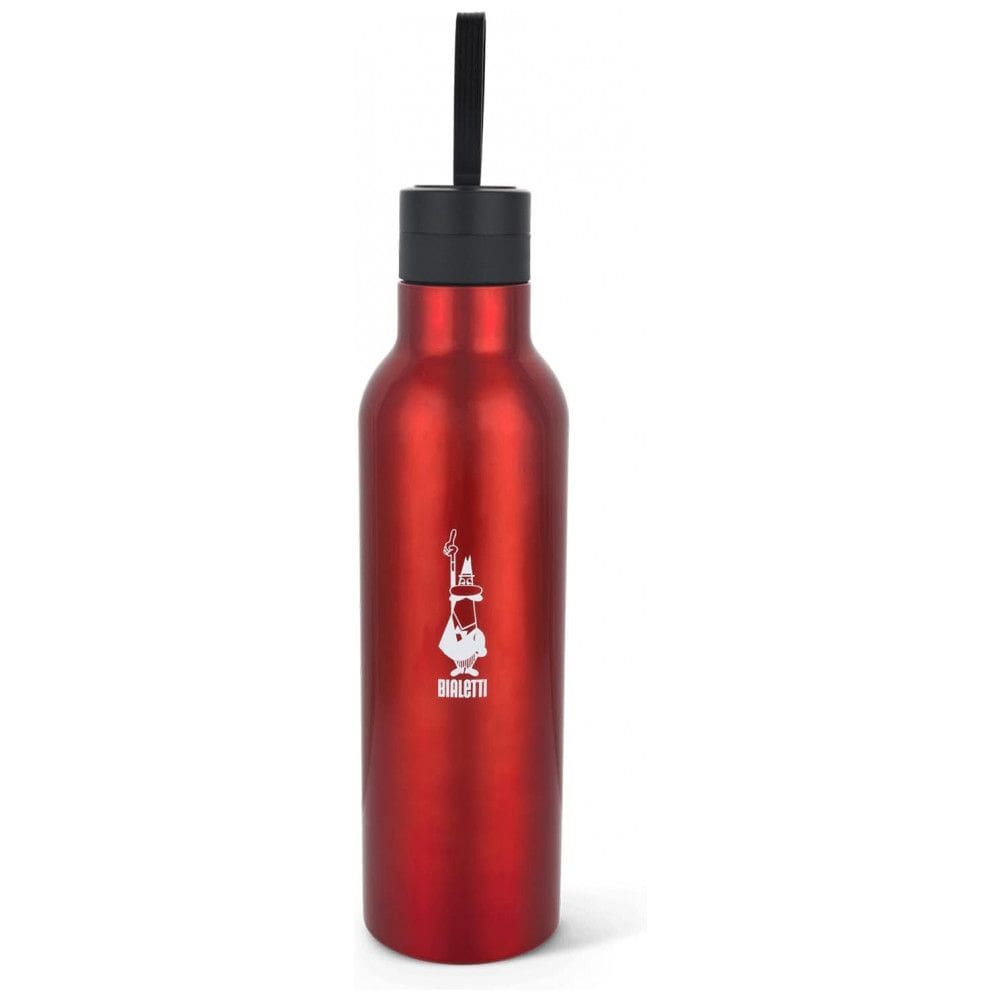 Garrafa Térmica 750 mL com Isolamento a Vácuo, Fria 24H e Quente 12H, Bialetti, Vermelha
