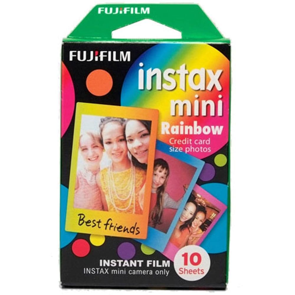 Filme Fujifilm Instax Mini Instant Rainbow 50 folhas