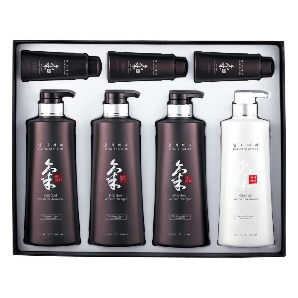 Conjunto de cuidados com o cabelo Daeng Gi Meo Ri Ki Gold Premium Special x3
