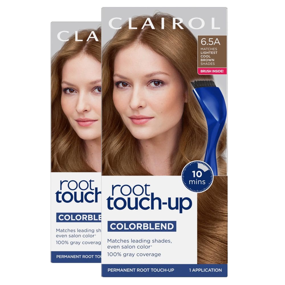 Tintura de cabelo Clairol Root Touch-Up Nice`n Easy 6.5A Light Cool Brown