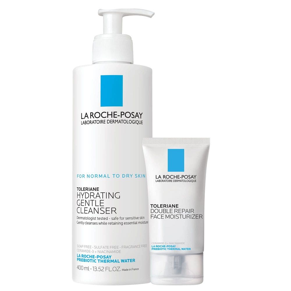 Conjunto de cuidados com a pele La Roche-Posay Toleraine Double Repair 40ml/400ml