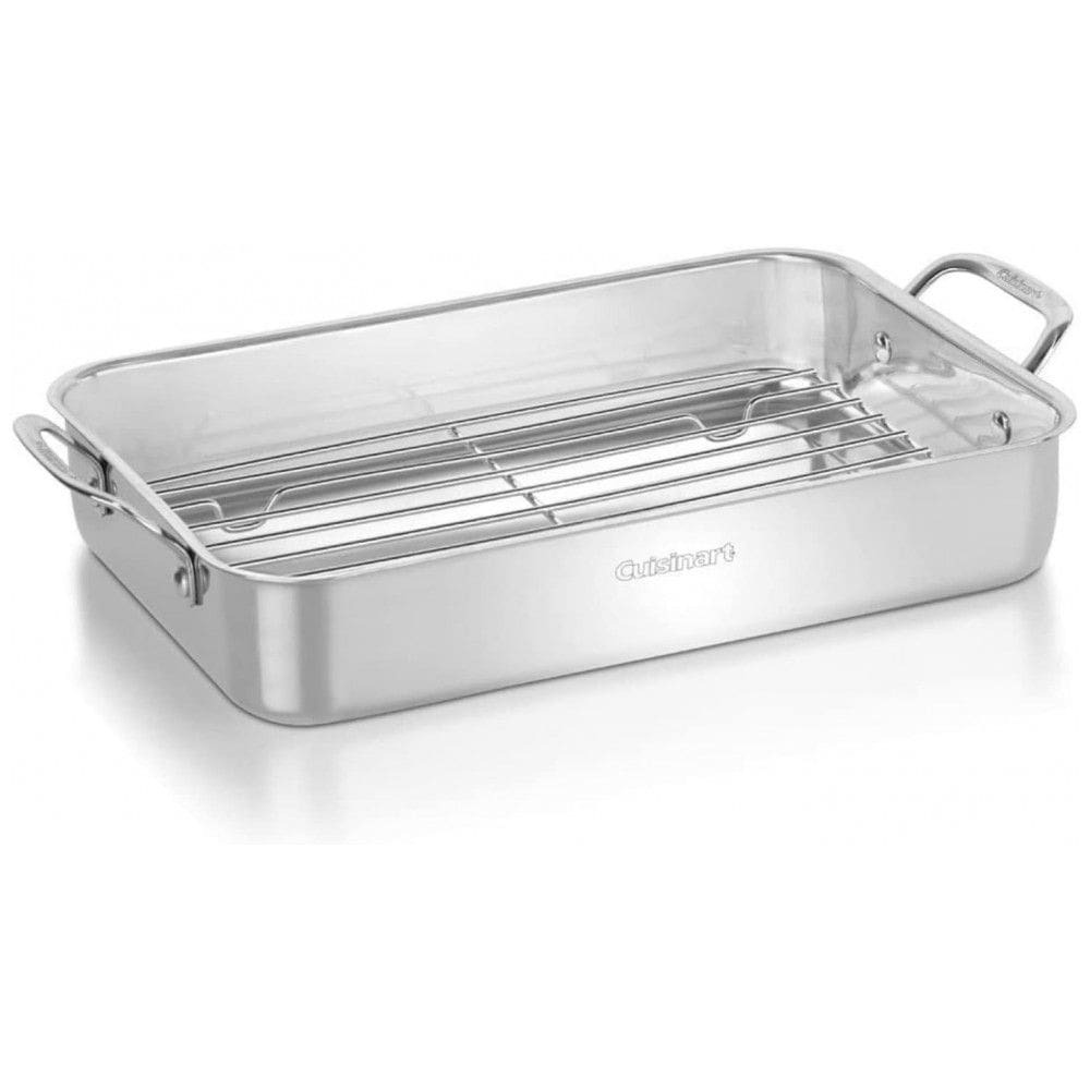 Forma Assadeira com Grelha em Aço Inoxidável, Cuisinart 7117 14RR