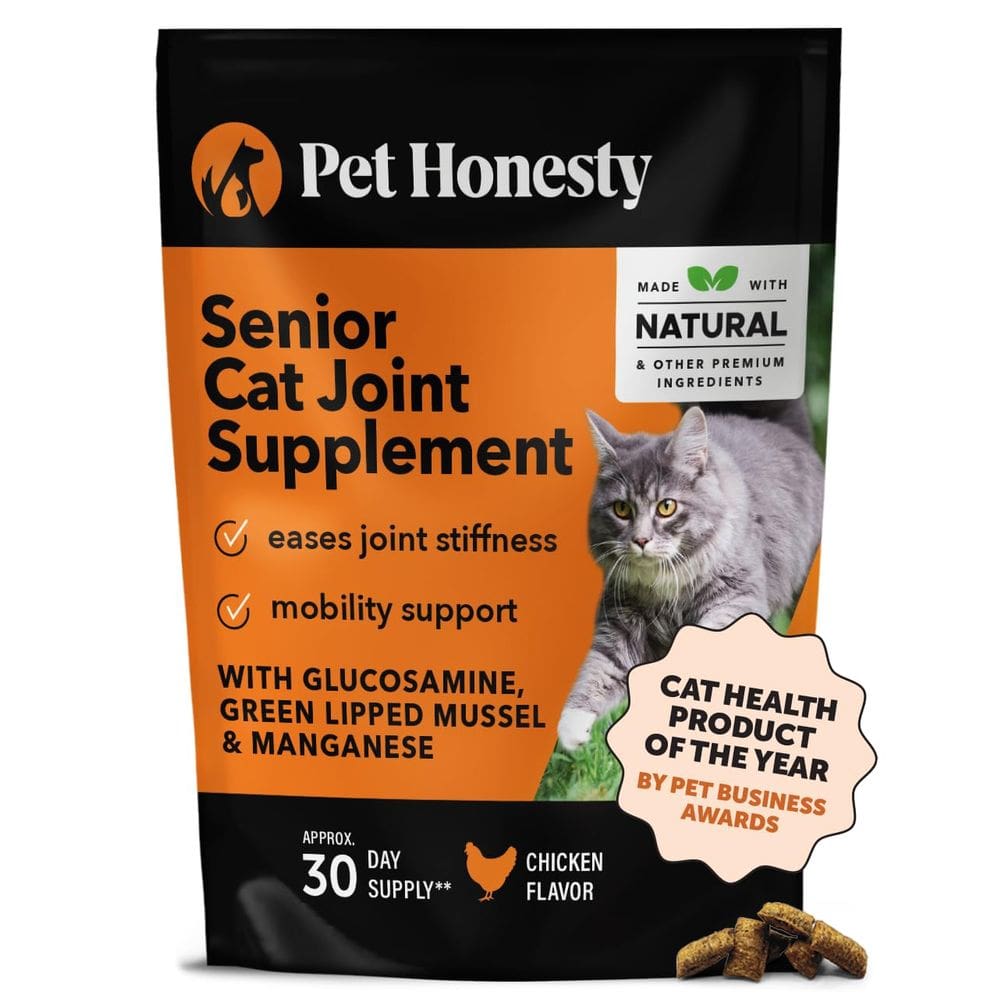 Cat Hip & Articulation Health Mastiga Glucosamina Pet Honesty 30 dias