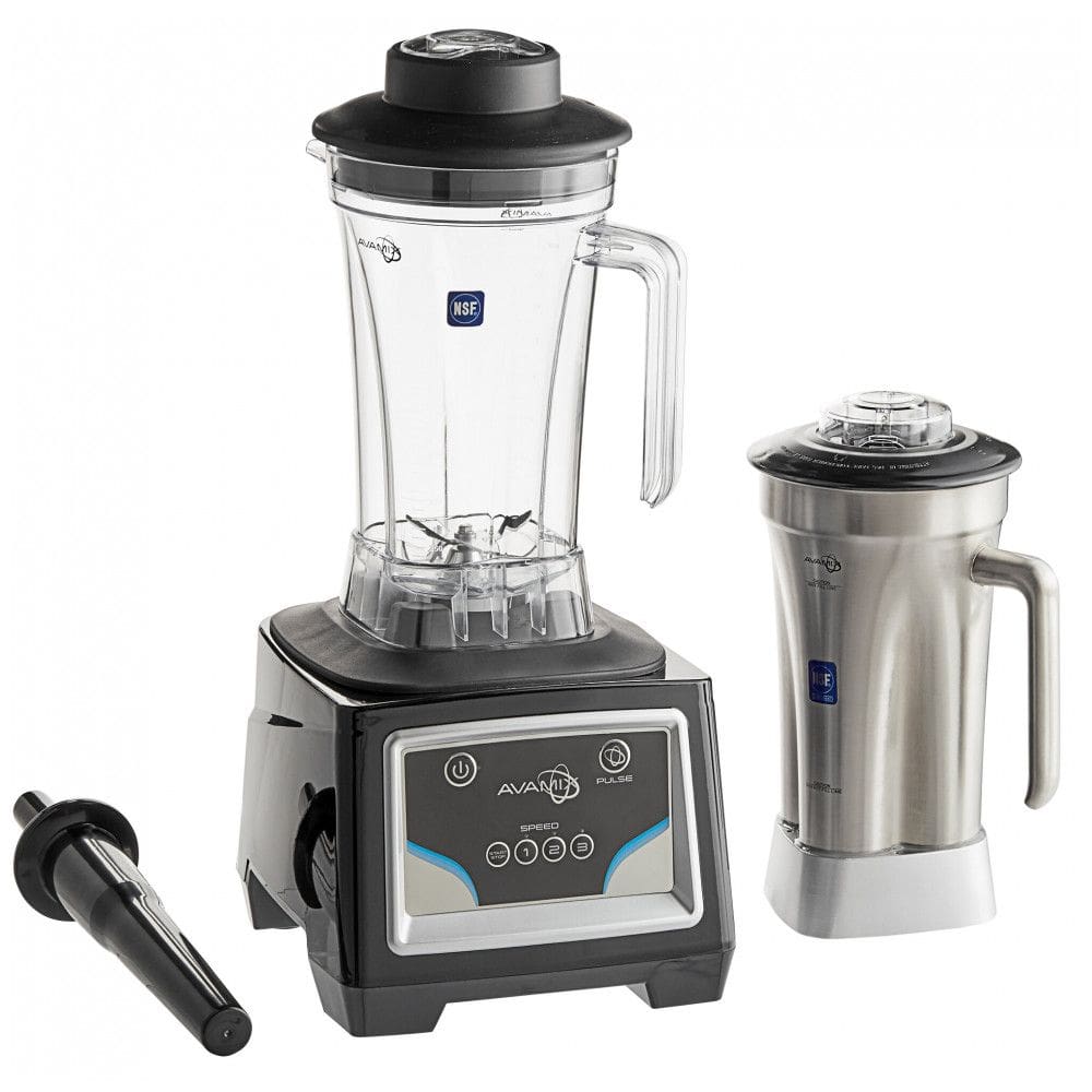 Liquidificador Industrial AvaMix BX2100KS 3,55 cv com Controle de Teclado, Jarra de Aço Inoxidável de 1,89 Litros e Jarra de Plástico Tritan
