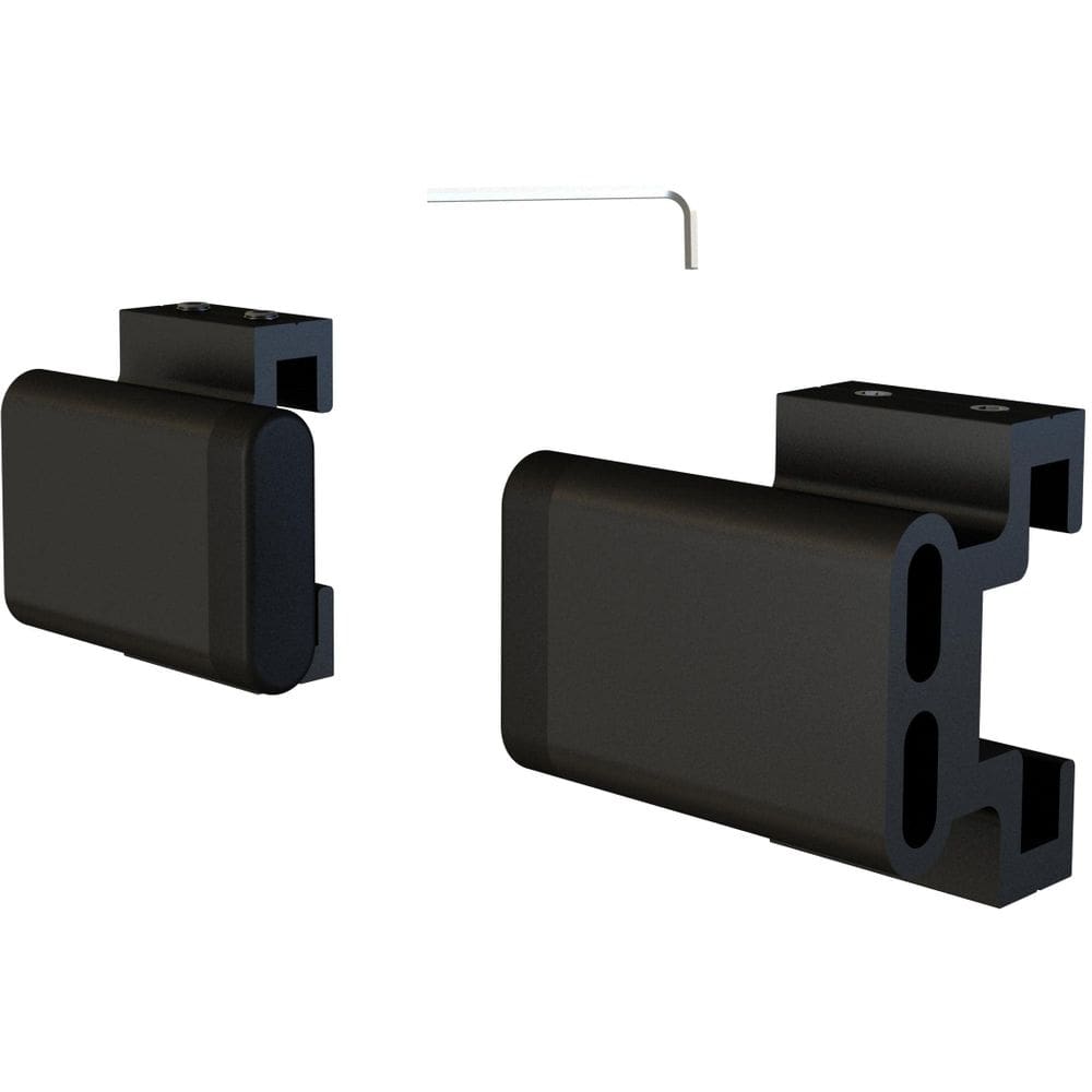 Batente de porta Stone Harbor Harbor Hardware Wagon Wheel Track Stop lubrificado