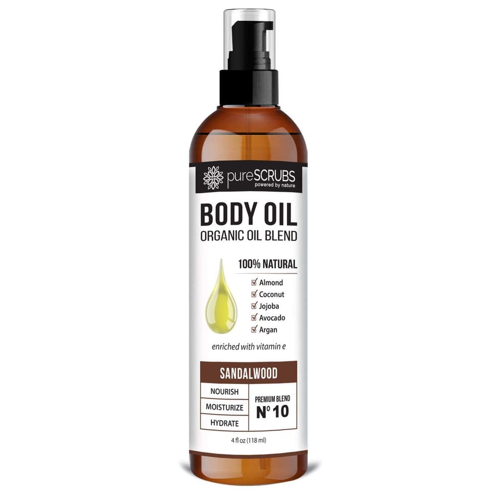 Spray de óleo corporal PureScrubs Ultra Hidratante de Sândalo 120 ml