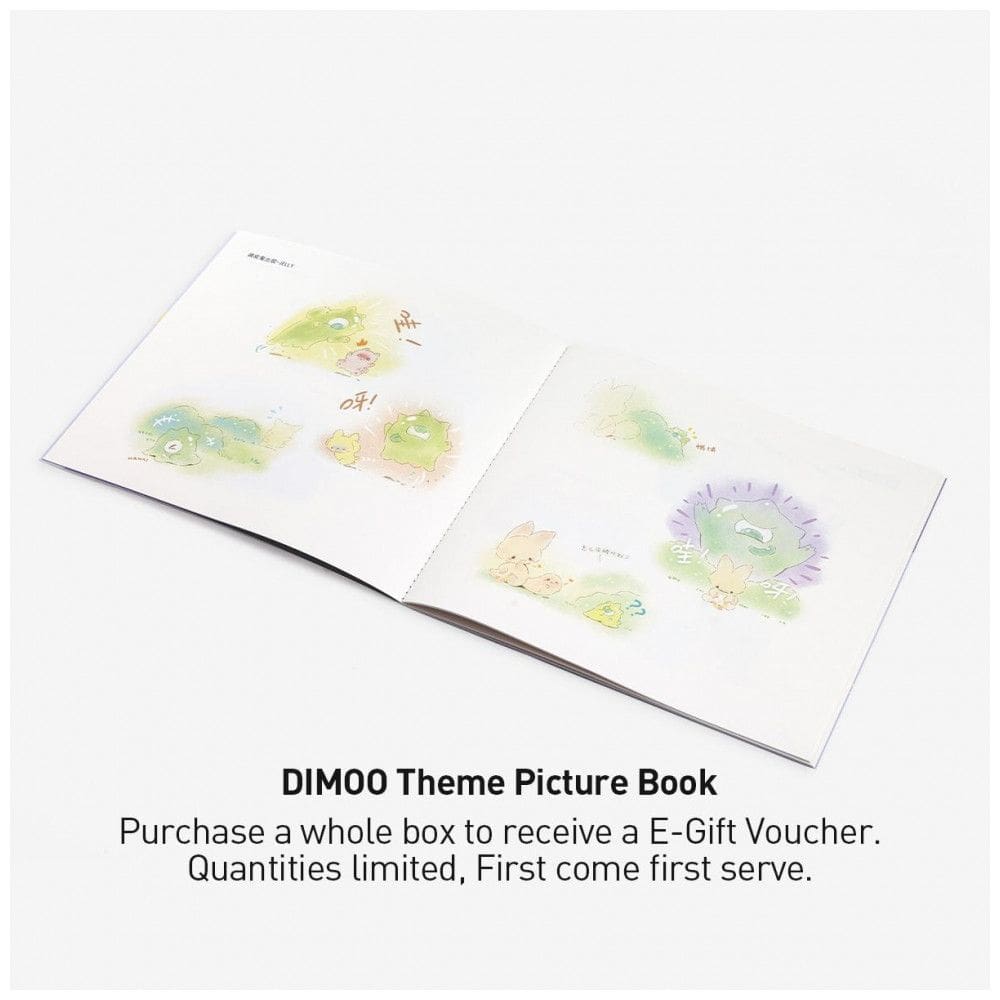 Livro de Imagens Tema DIMOO da Over99 Gift Pop Mart