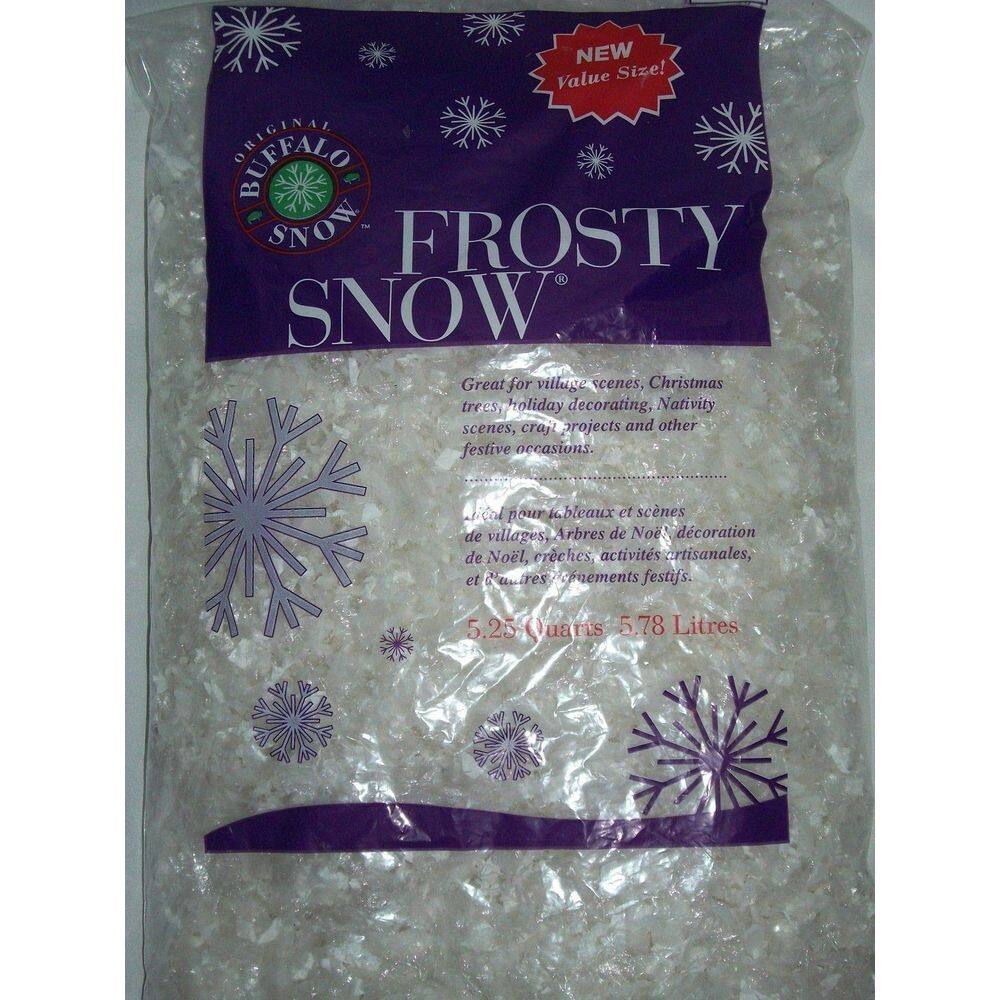 1 pacote de polietileno Snow Flakes Buffalo Frosty