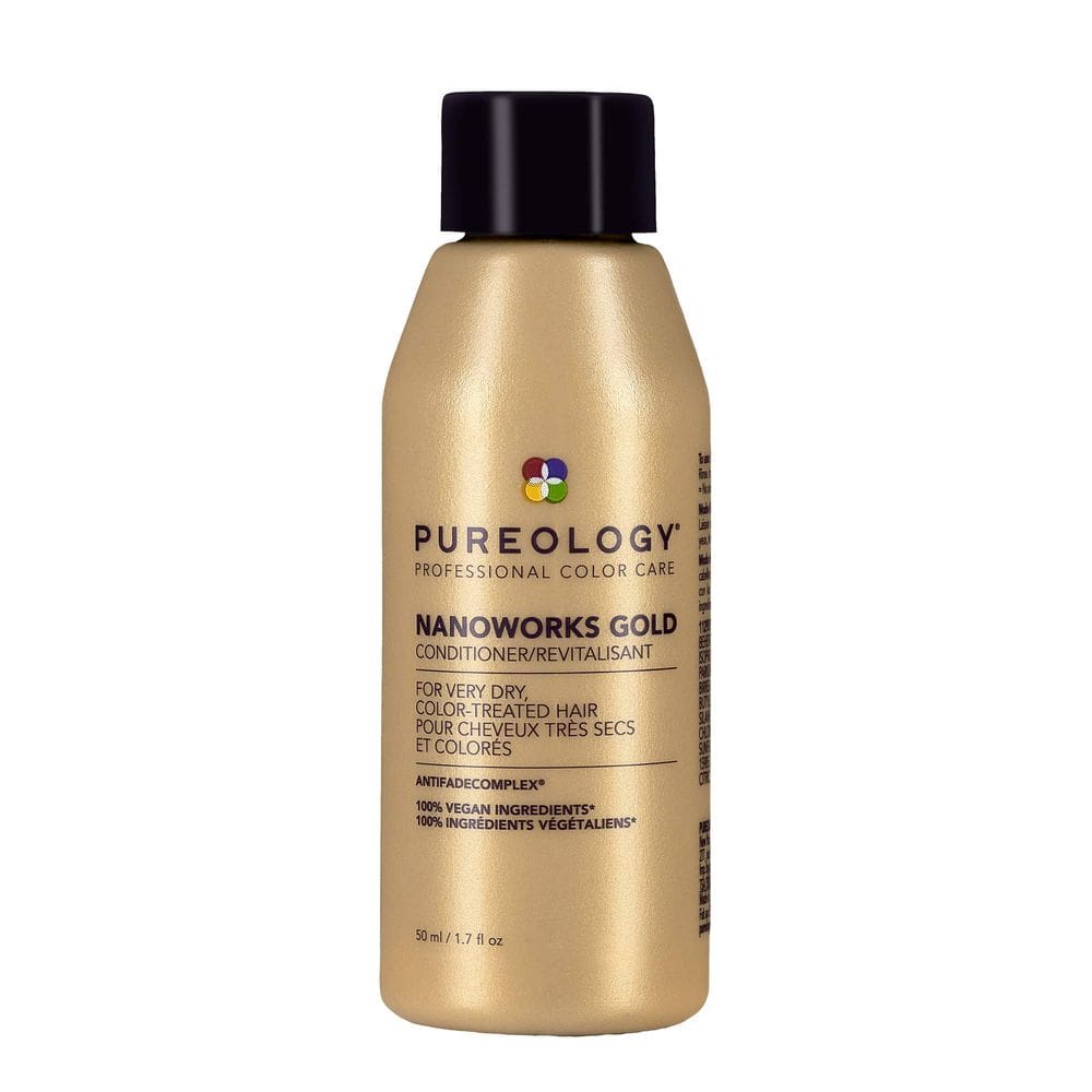 Condicionador Pureology Nanoworks Gold 50mL para cabelos muito secos
