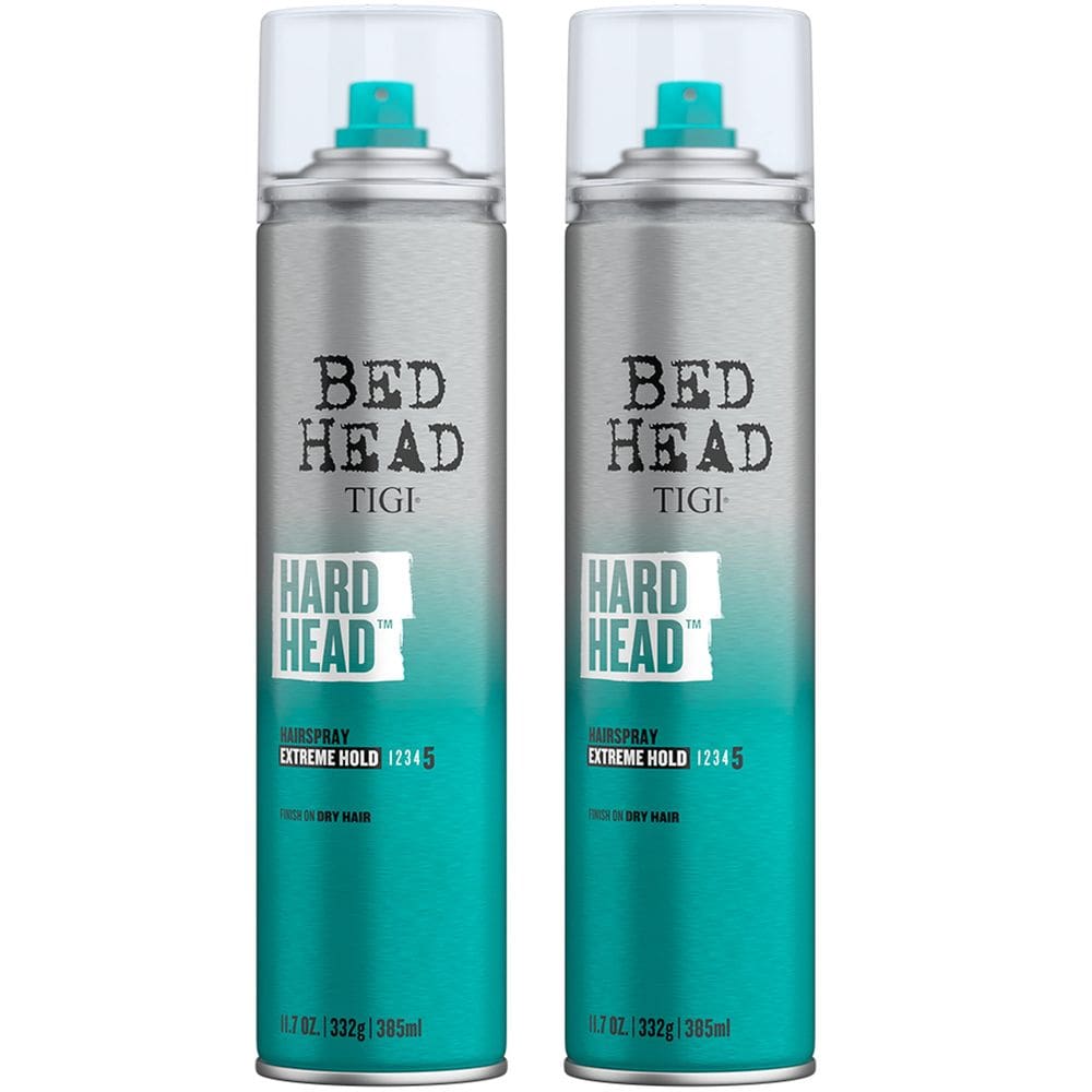 Spray de cabelo TIGI Bed Hard Head Extra Strong Hold 300 ml (x2)