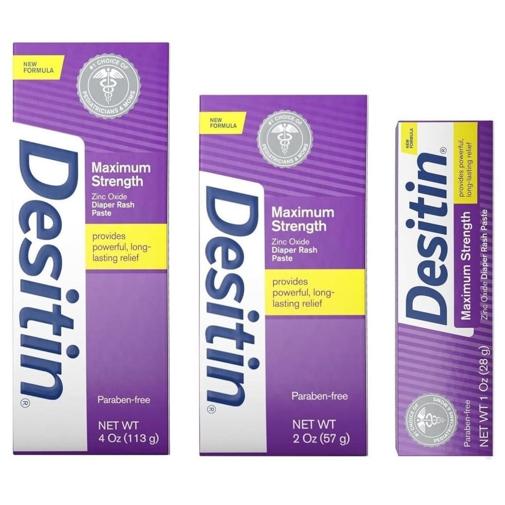 Pasta para assaduras Desitin Maximum Strength 118 mL 59 mL 29 mL