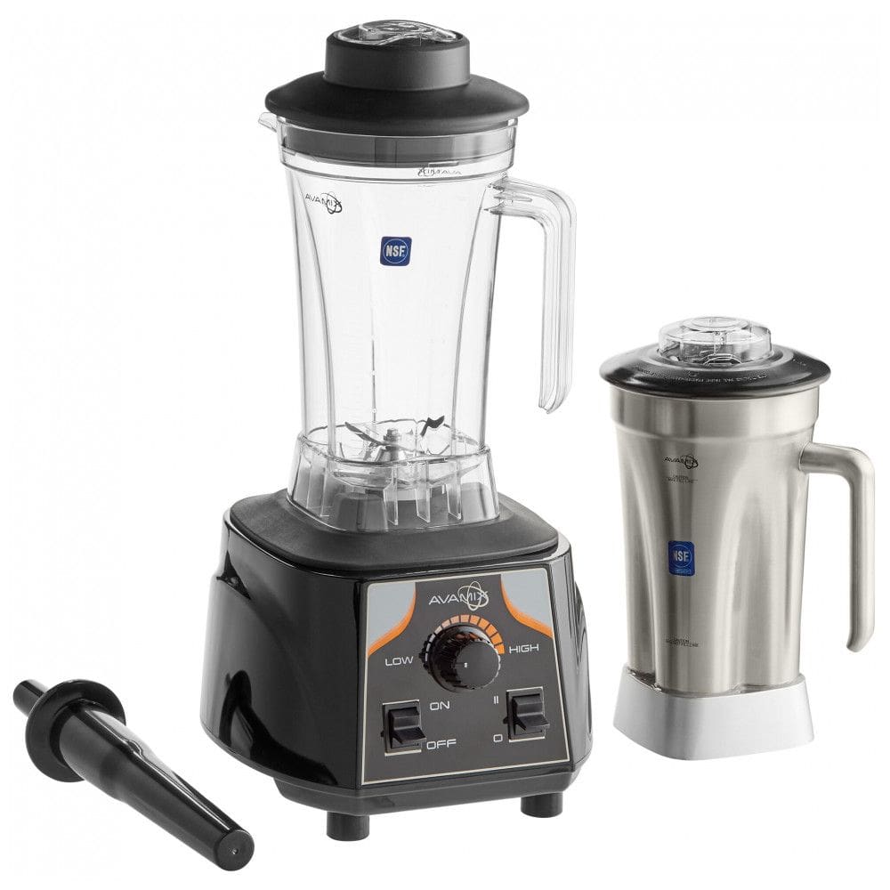 Liquidificador Industrial AvaMix BX2000VS 3,55 cv com Controle de Alternância, Velocidade Variável, Jarra de Aço Inoxidável de 1