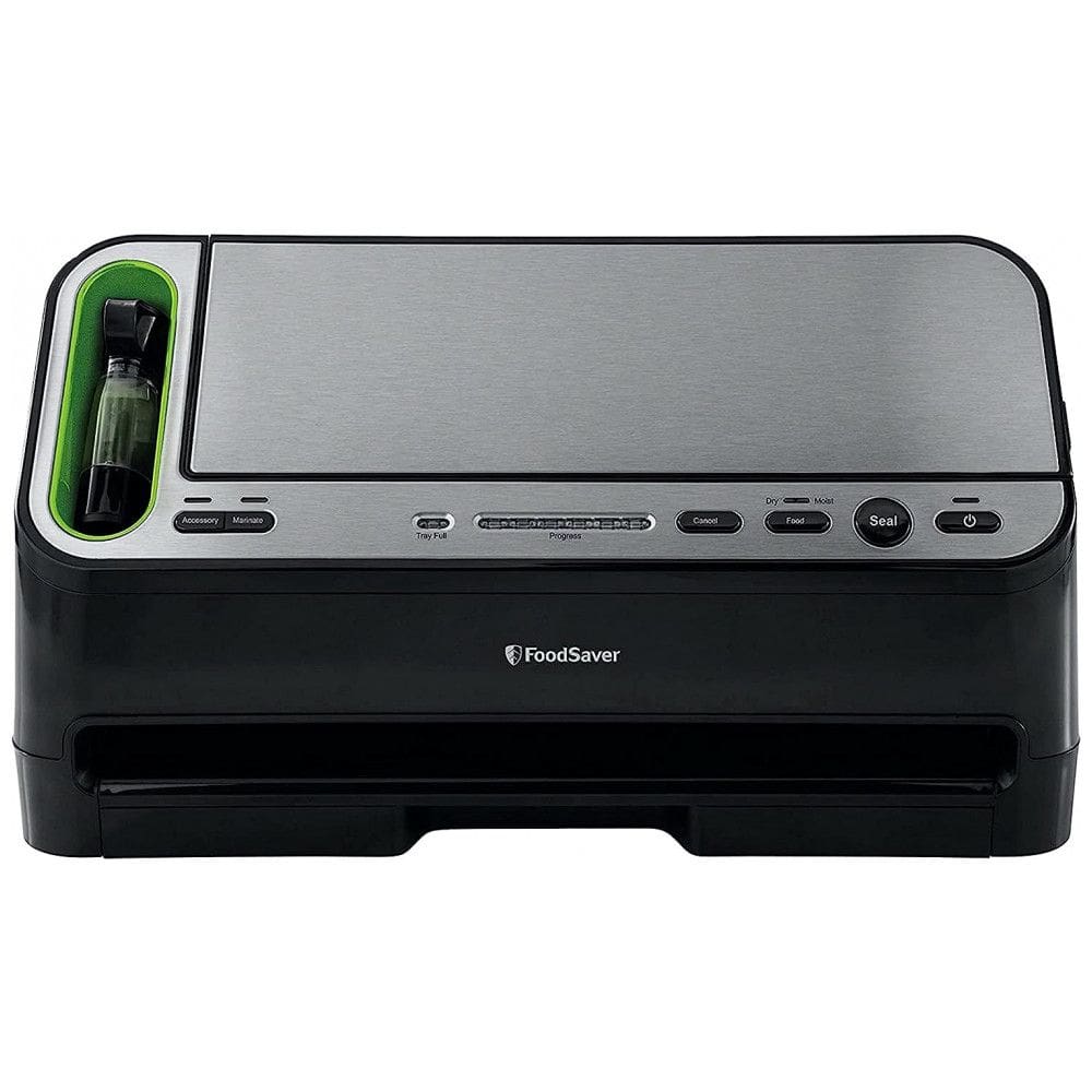 Seladora a Vácuo Automática para Alimentos Secos e Úmidos com Controle Digital e Detecção Automática, 110V, FoodSaver V4400, Prata