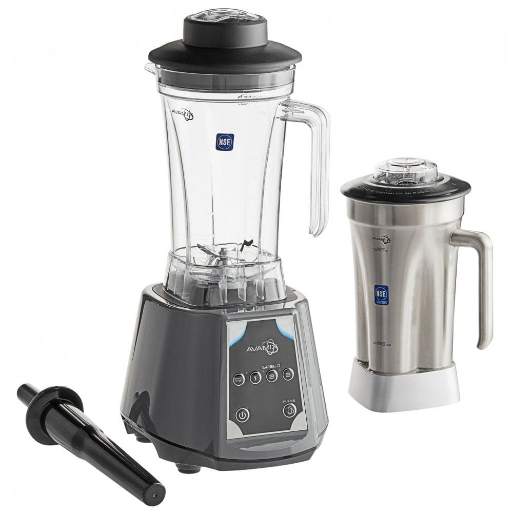 Liquidificador Industrial AvaMix BL2K64S 2,03 cv com Controle de Teclado, Jarra de Aço Inoxidável de 1,89 Litros e Jarras de Plástico Tritan