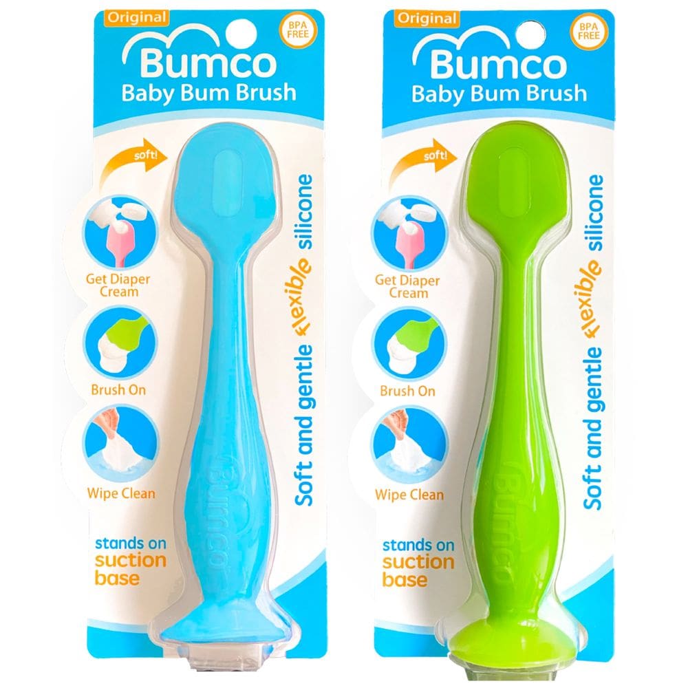 Espátula de creme para fraldas Bumco Baby Bum Brush, pacote com 2 unidades, sem BPA