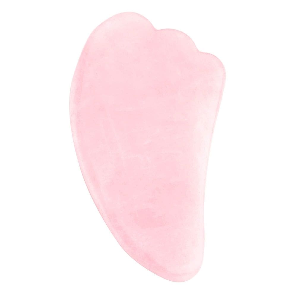 Ferramenta de massagem de raspagem Gua Sha Jovivi Rose Quartz Stone