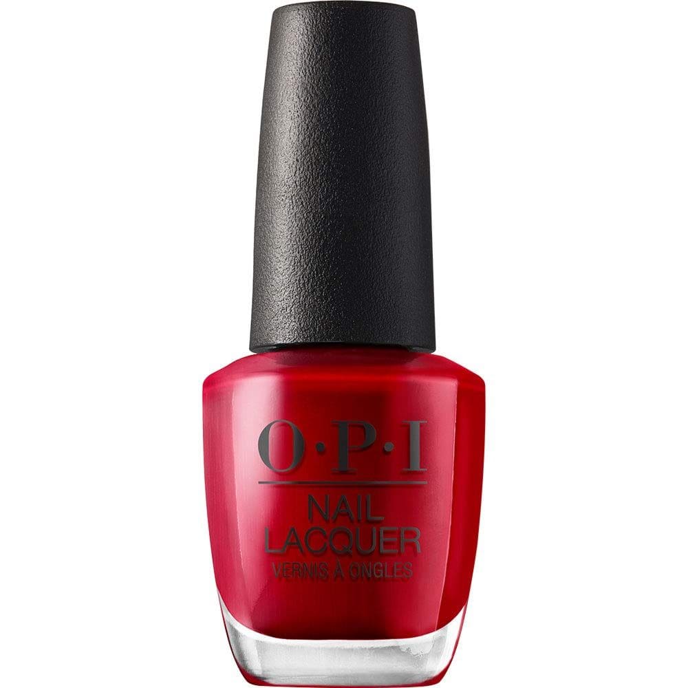 Verniz de unhas OPI Nail Lacquer Red Hot Rio Bright Red Vegan