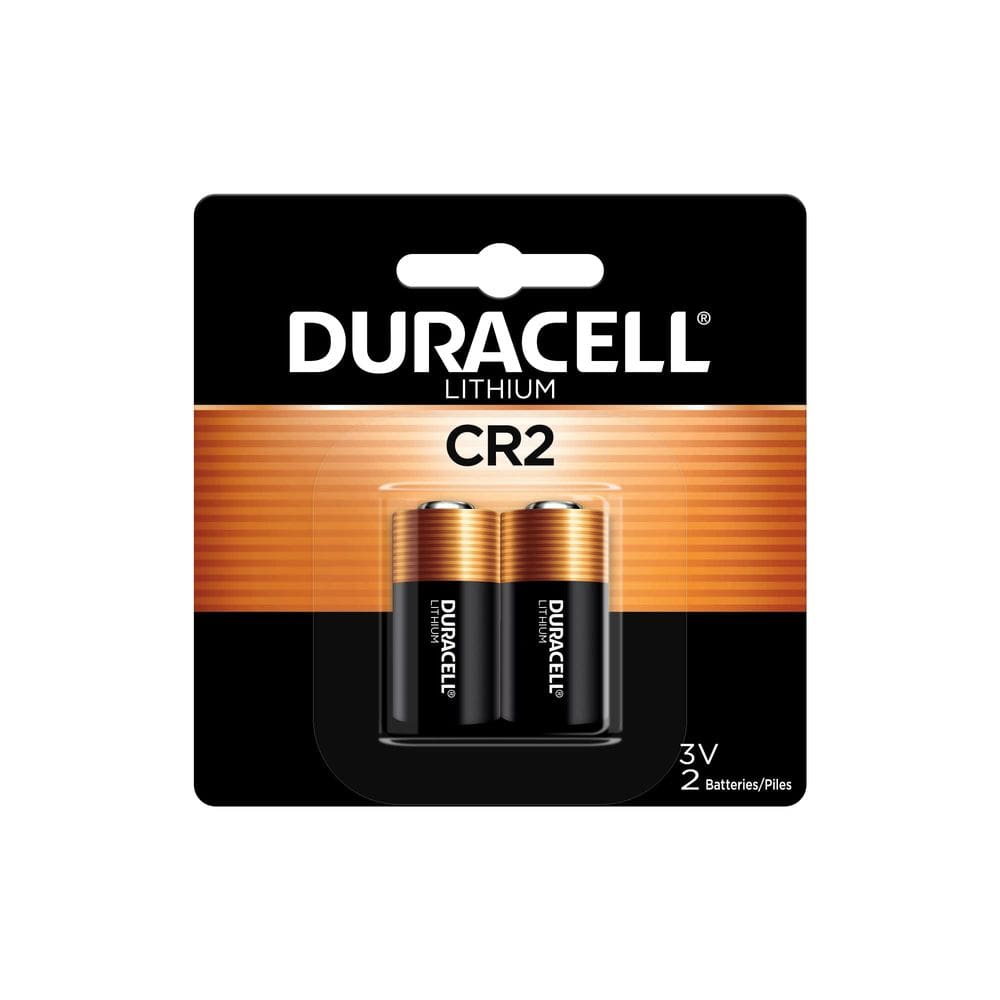 Bateria de lítio Duracell CR2 3V, pacote com 2 unidades, alta potência