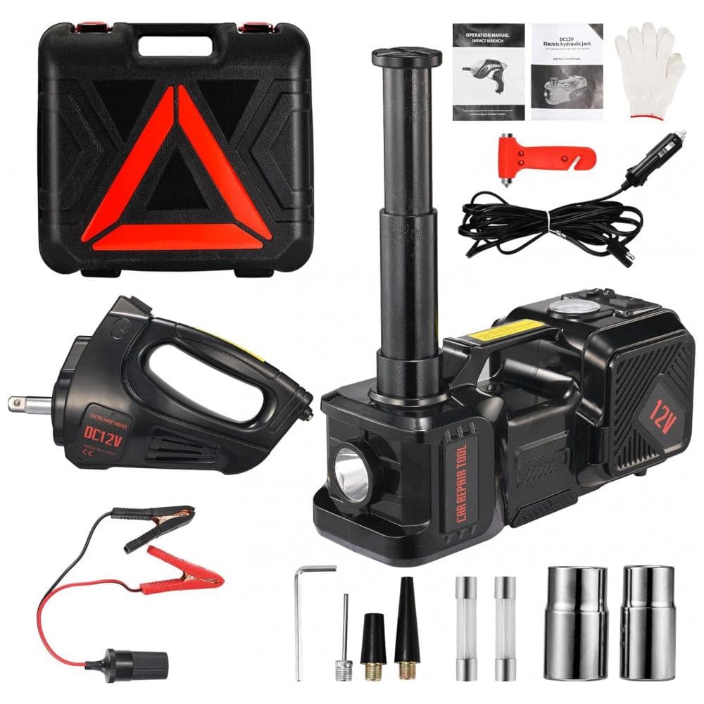 Kit de Macaco Elétrico 5 Toneladas 12V Elevador de Macaco Elétrico para Veículo, Ferramenta de Reparo Automático Hidráulico Elétrico,BENYAN