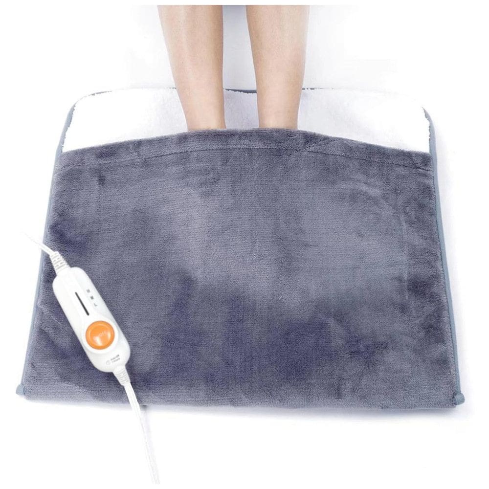 Aquecedor de Pés para Homens e Mulheres com Aquecimento Rápido e Desligamento Automático, 110V, Gintao, Cinza