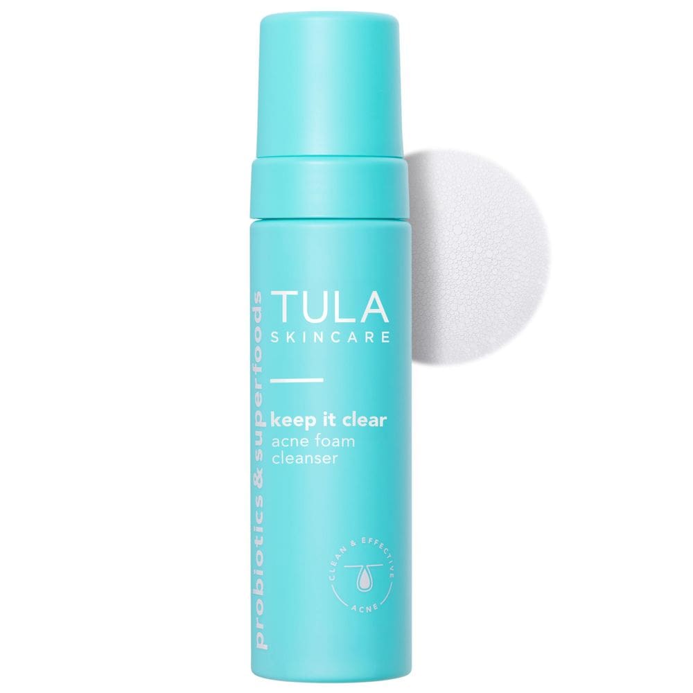 Limpador de espuma TULA Skin Care Keep It Clear com ácido salicílico